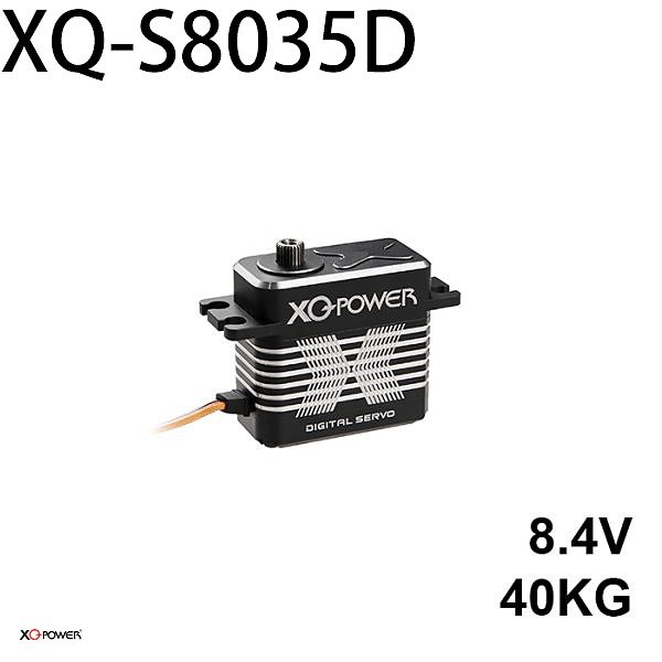 XQ-POWER XQ-S8035D digital servo rated 8.4 V and 40 kg·cm