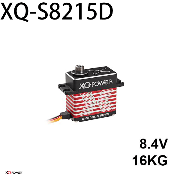 XQ-POWER XQ-S8215D digital servo rated 8.4 V and 16 kg·cm