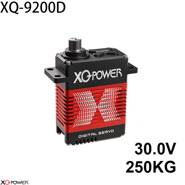 XQ-POWER XQ-9200D digital servo rated 30 V and 250 kg·cm