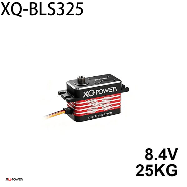XQ-POWER XQ-BLS325 digital servo rated 8.4 V and 25 kg·cm