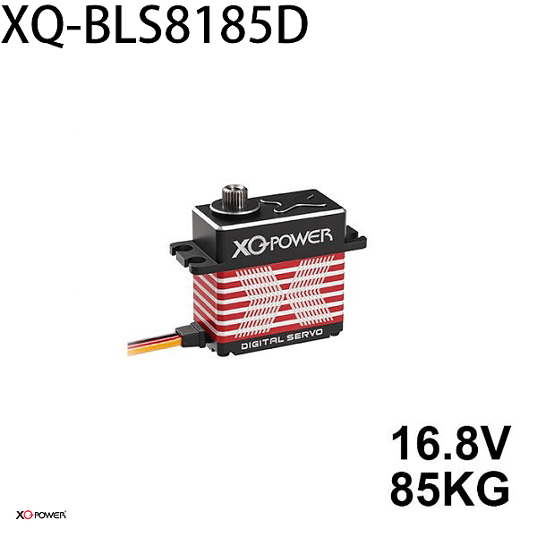 XQ-POWER XQ-BLS8185D digital servo rated 16.8 V and 85 kg·cm