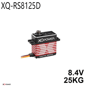 XQ-POWER XQ-RS8125D digital servo rated 8.4 V and 25 kg·cm