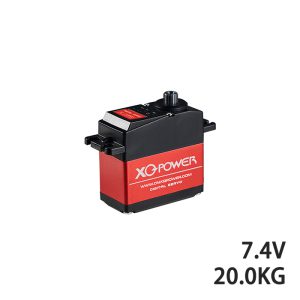 20kg 7.4V standard digital servo with metal gears, magnetic encoder, and high-torque performance suitable for robotics, UAVs, and industrial automation