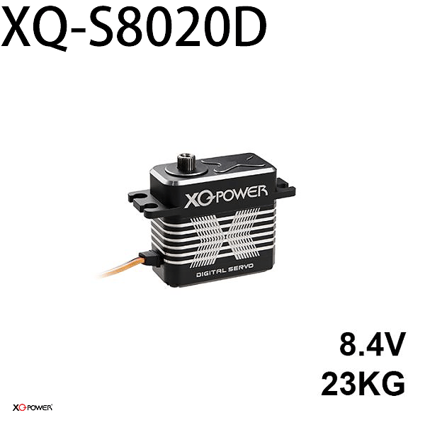 XQ-POWER XQ-S8020D digital servo rated 8.4 V and 23 kg·cm