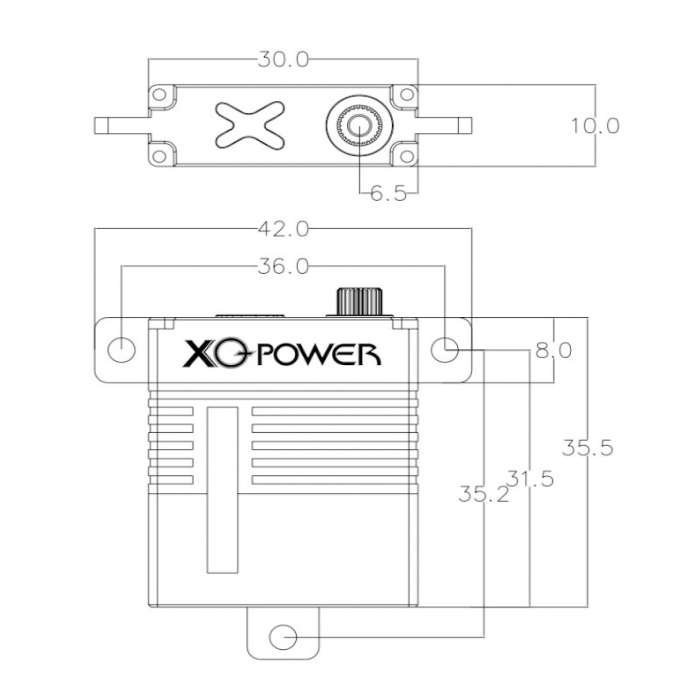 Slim Servo S2210F 11kg/152oz-in 10mm Thin Digital Actuator - Image 2