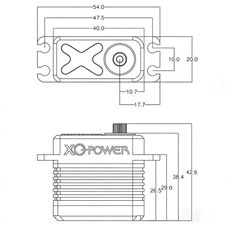 BLS8135DC CAN Bus Brushless Servo 35kg 0.10s - Image 3