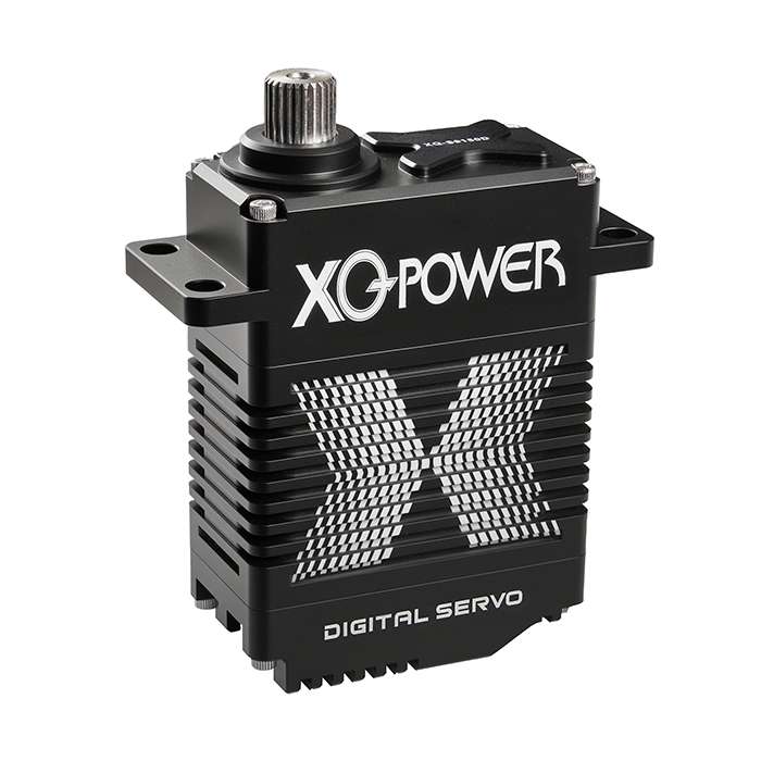 XQPOWER 180kg industrial robot servo black version, high-torque brushless servo for robotic arm and industrial automation