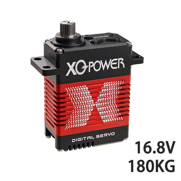 XQPOWER 180kg industrial robot servo high-torque metal gear brushless servo for robotic arm automation