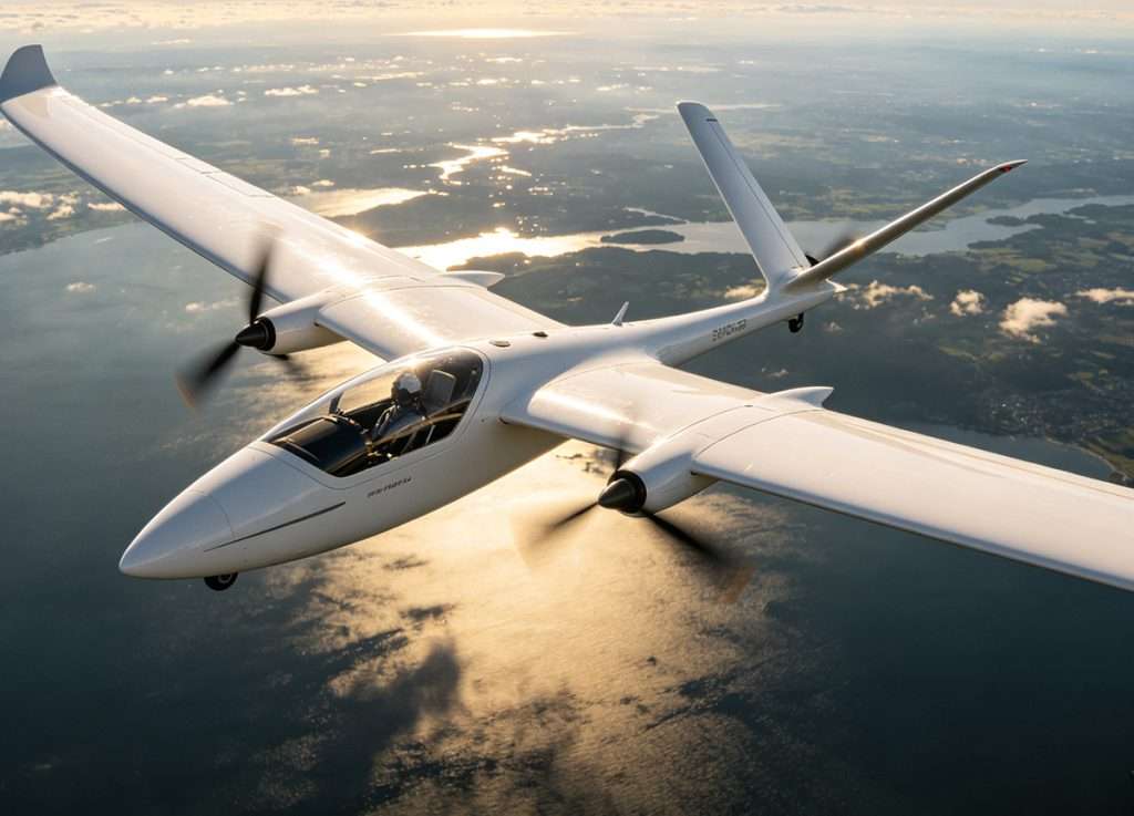 High-resolution infographic of a fixed-wing UAV showing control surfaces including ailerons, rudder, elevator, and flaps, with XQPOWER high-torque servos for precise flight control.