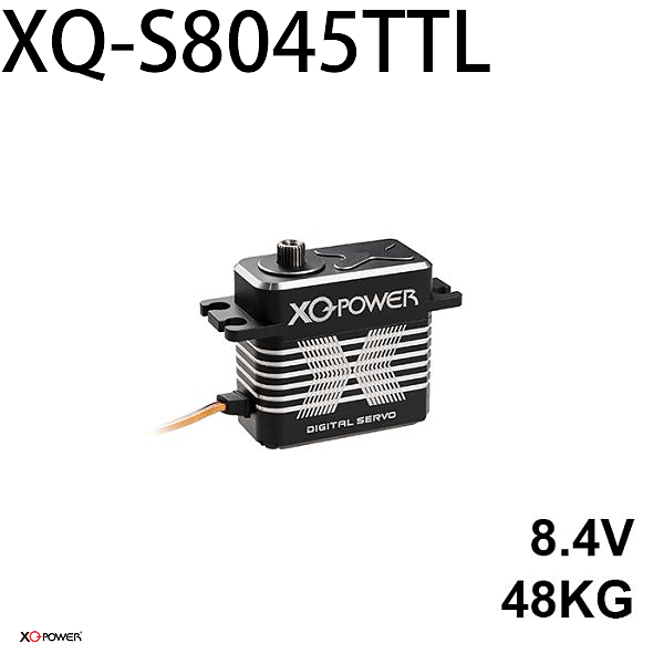 XQ-POWER XQ-S8045TTL digital servo rated 8.4 V and 48 kg·cm