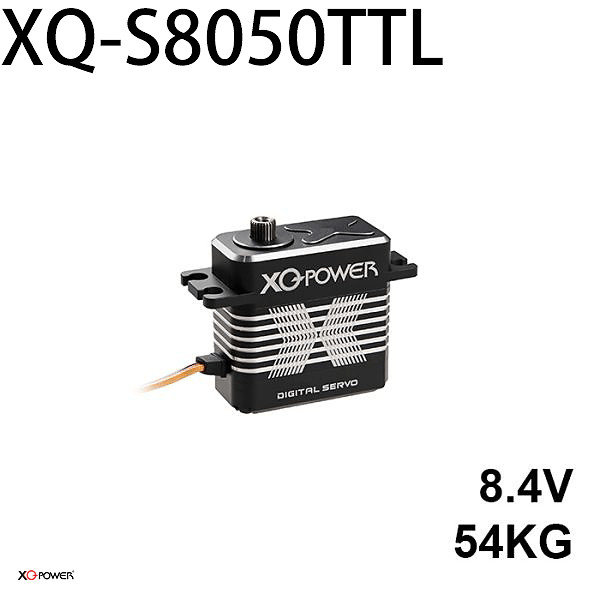 XQ-POWER XQ-S8050TTL digital servo rated 8.4 V and 54 kg·cm