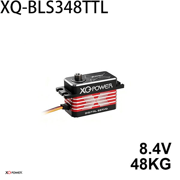 XQ-POWER XQ-BLS348TTL digital servo rated 8.4 V and 48 kg·cm