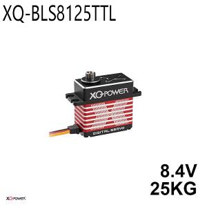 XQ-POWER XQ-BLS8125TTL digital servo rated 8.4 V and 25 kg·cm