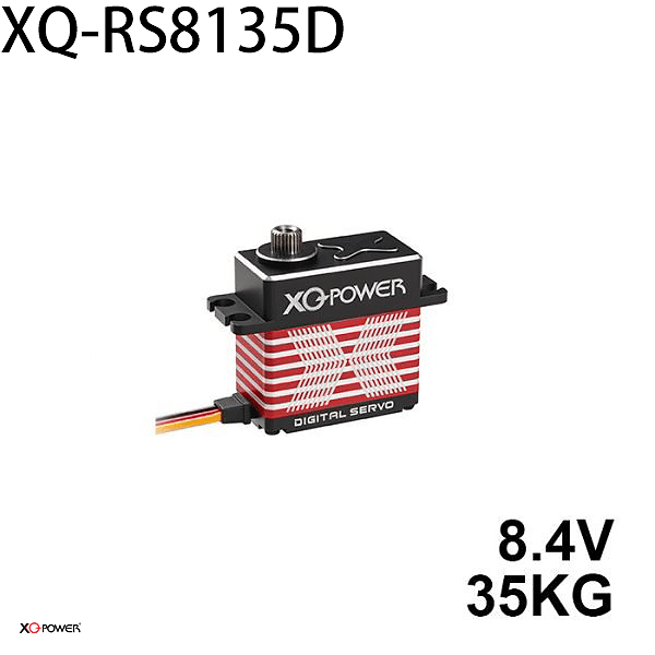 XQ-POWER XQ-RS8135D digital servo rated 8.4 V and 35 kg·cm