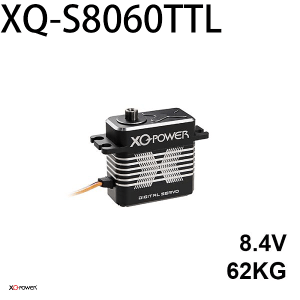 XQ-POWER XQ-S8060TTL digital servo rated 8.4 V and 62 kg·cm