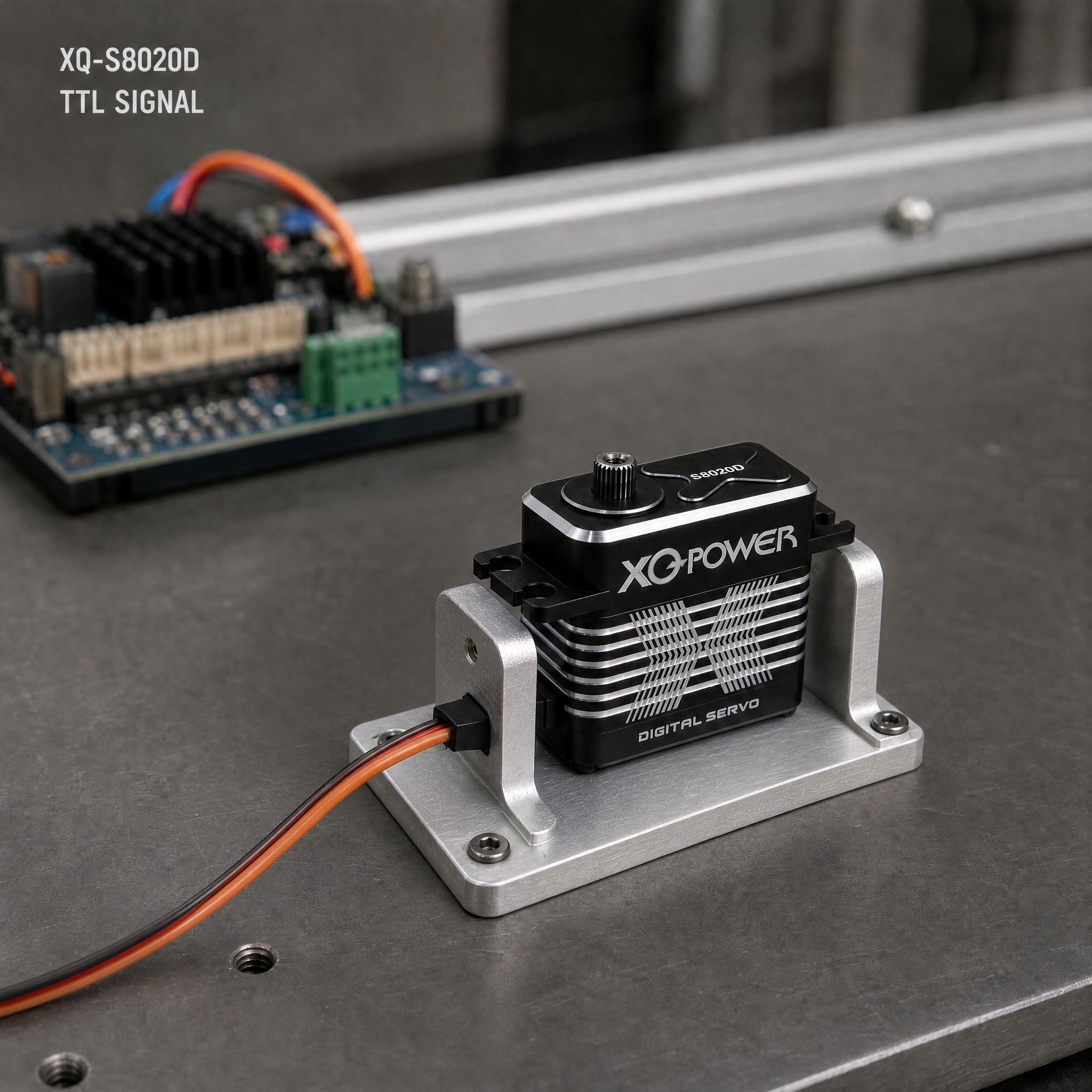 XQ-S8020TTL Smart Serial Bus Servo: 23kg·cm Coreless High-Voltage Actuator - Image 3