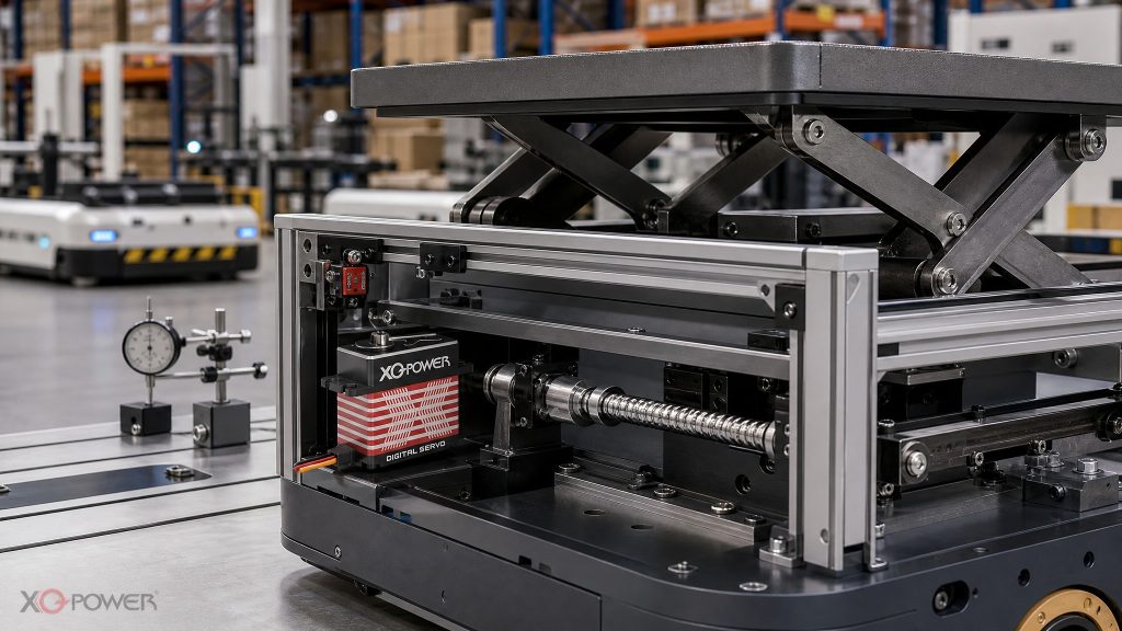 xq-agv-lift-transfer XQ-POWER servo for AGV lift and transfer mechanism
